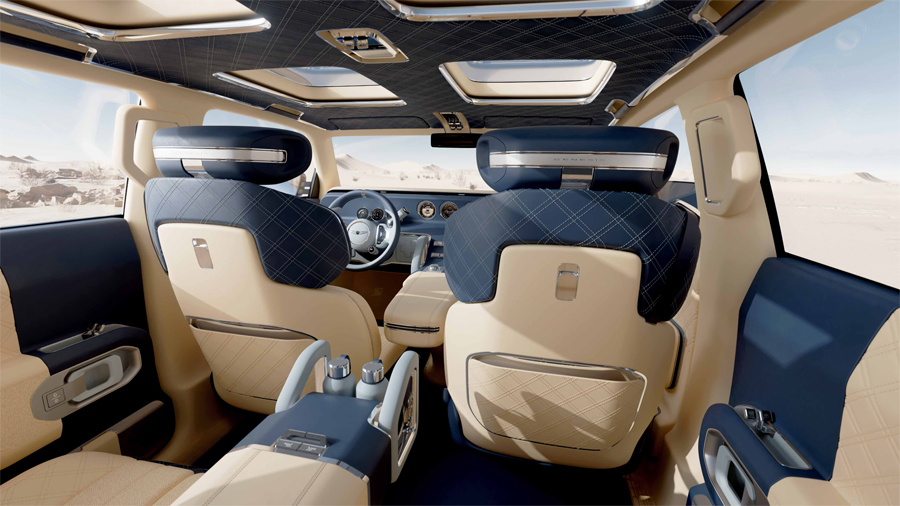 The Genesis X Gran Equator is a four-seat SUV built for real adventures