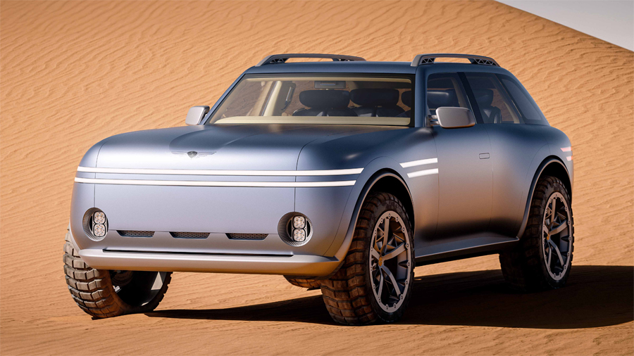 The Genesis X Gran Equator is a four-seat SUV built for real adventures