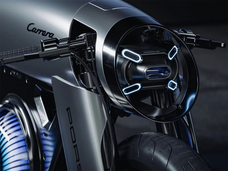 Porsche Café Racer Turns Classic Spirit into Futuristic Form