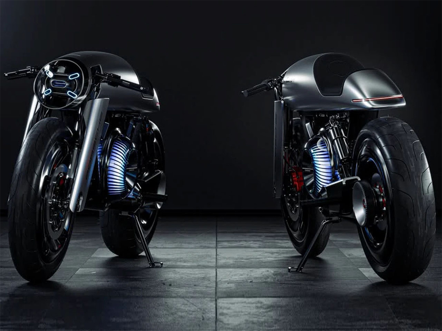 Porsche Café Racer Turns Classic Spirit into Futuristic Form