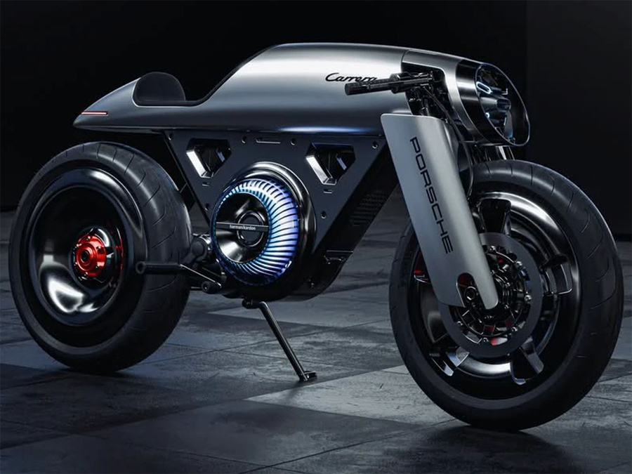 Porsche Café Racer Turns Classic Spirit into Futuristic Form