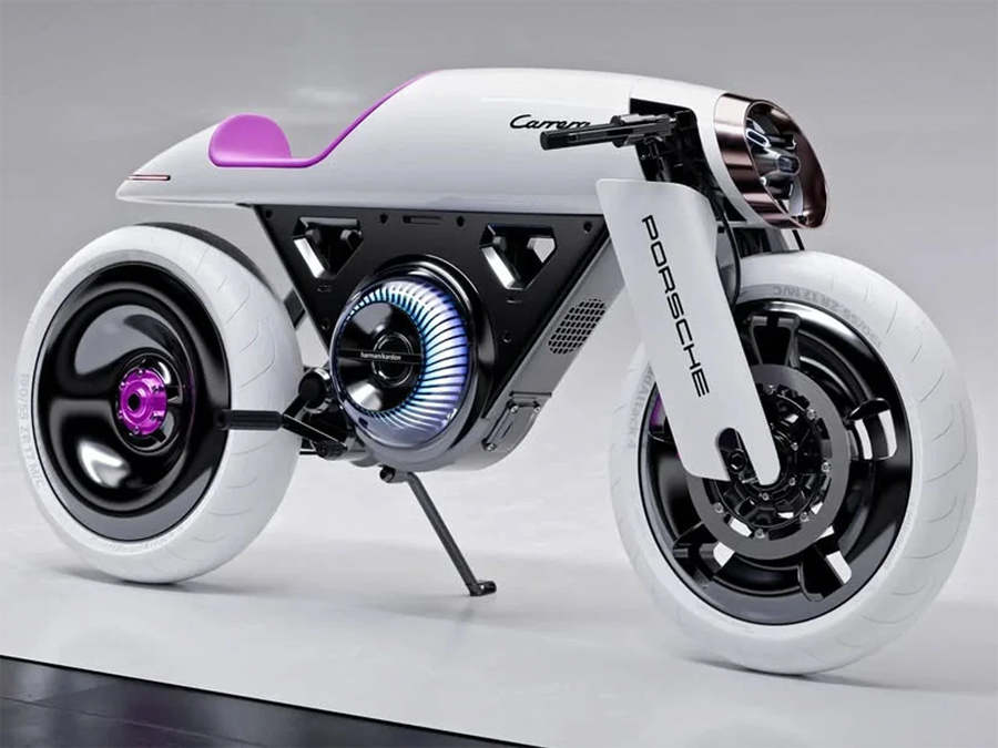 Porsche Café Racer Turns Classic Spirit into Futuristic Form