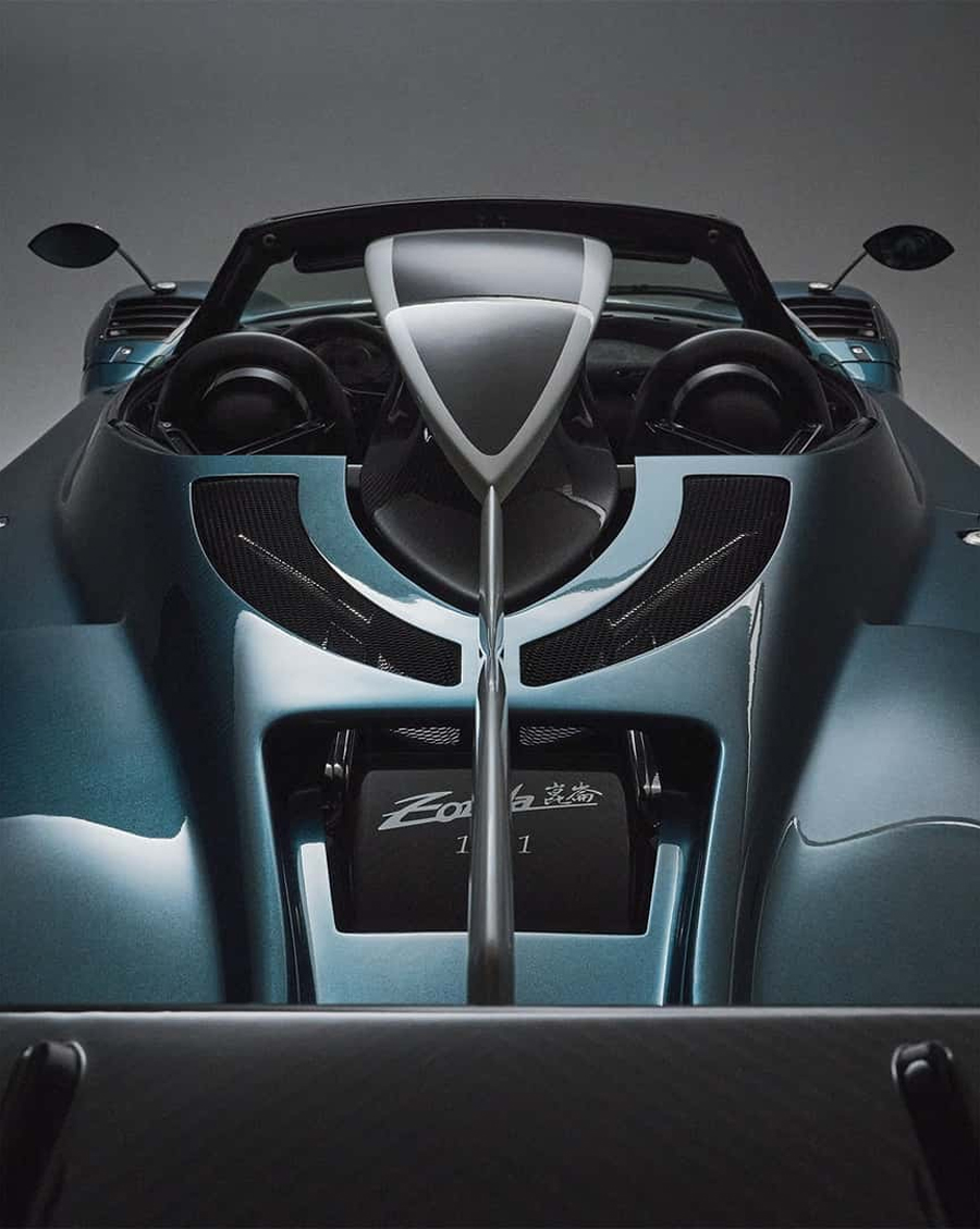 Pagani Unico Blue Carbon Zonda Roadster
