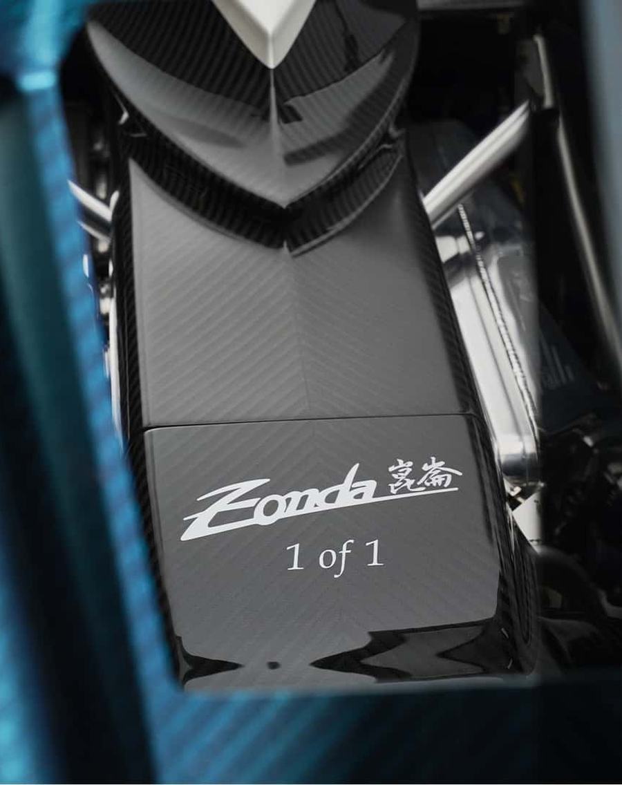 Pagani Unico Blue Carbon Zonda Roadster
