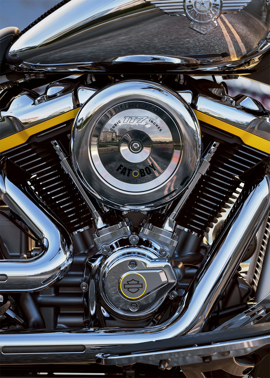 2025 Harley-Davidson Fat Boy Gray Ghost Motorcycle