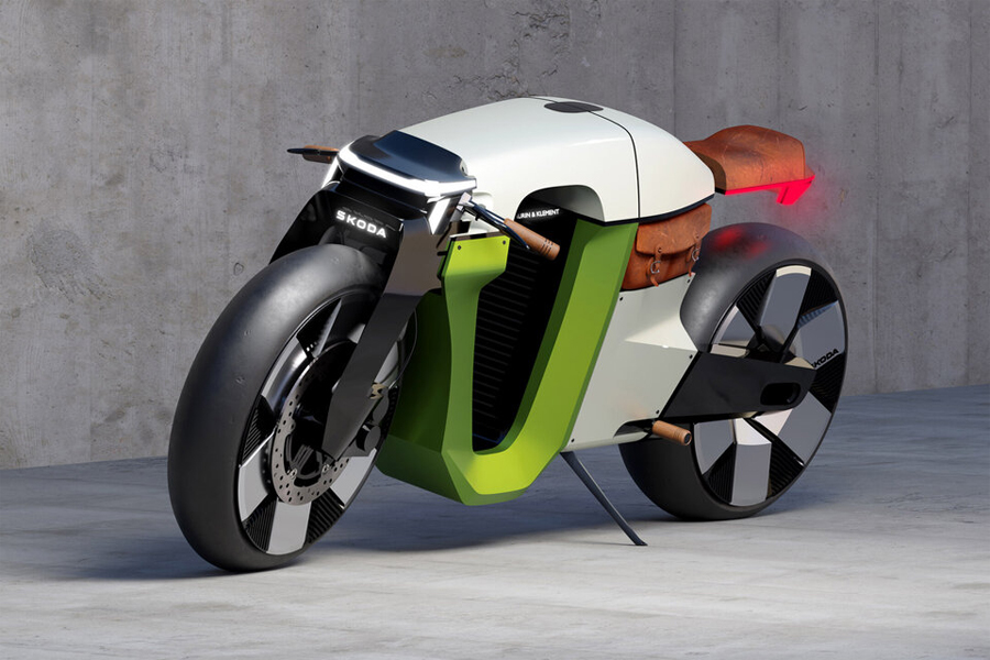 Skoda Slavia B Motorcycle Concept