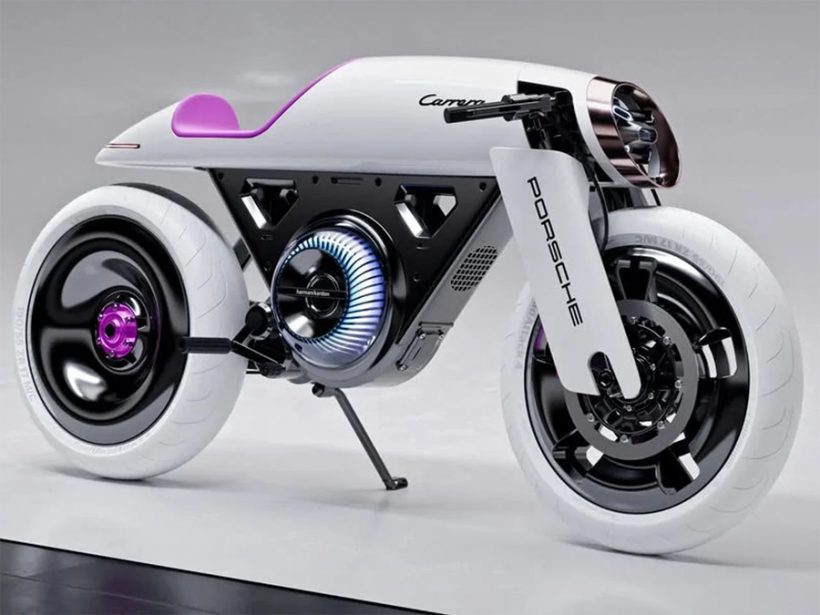 Porsche Café Racer Turns Classic Spirit into Futuristic Form