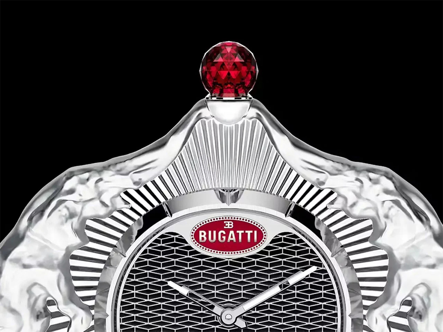 Jacob & Co. x Bugatti Calandre Table Clock 