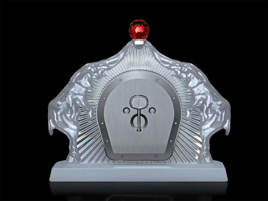 Jacob & Co. x Bugatti Calandre Table Clock 