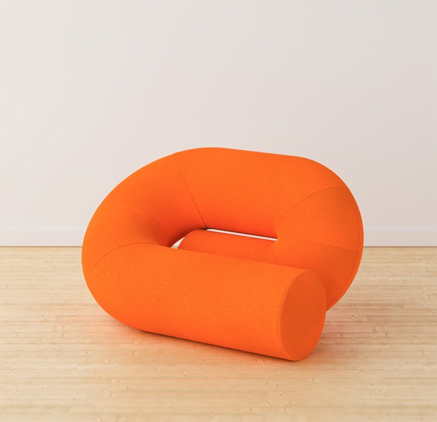 Bun Bun Chair Turns Pastry-Making into Playful Comfort