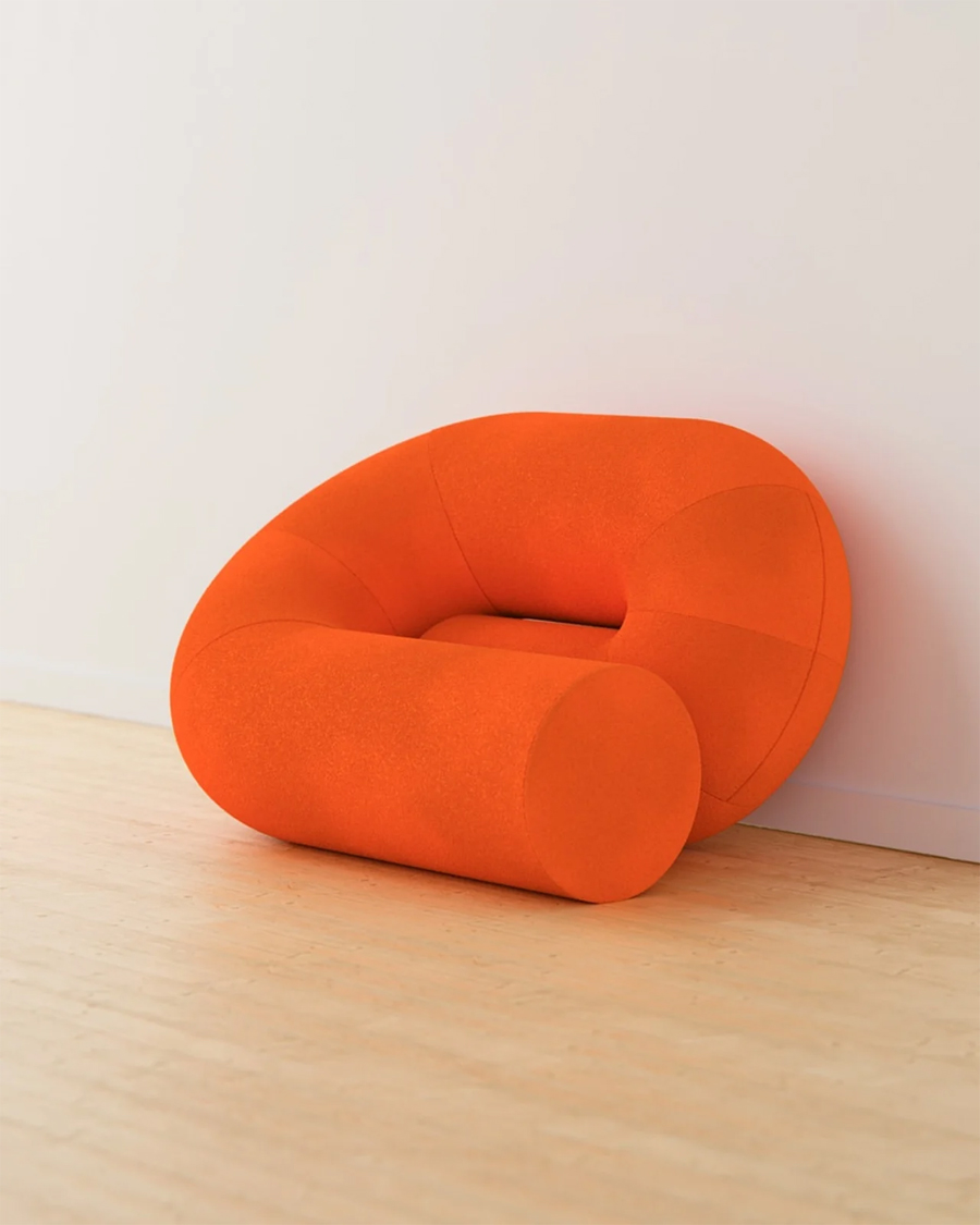 Bun Bun Chair Turns Pastry-Making into Playful Comfort