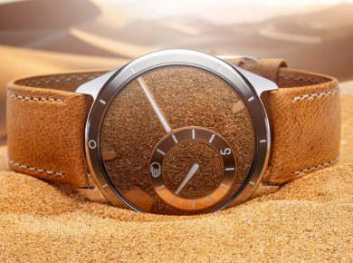 Ressence Type 9 S75 Celebrates Seddiqi's 75th with Sand from All Seven Emirates