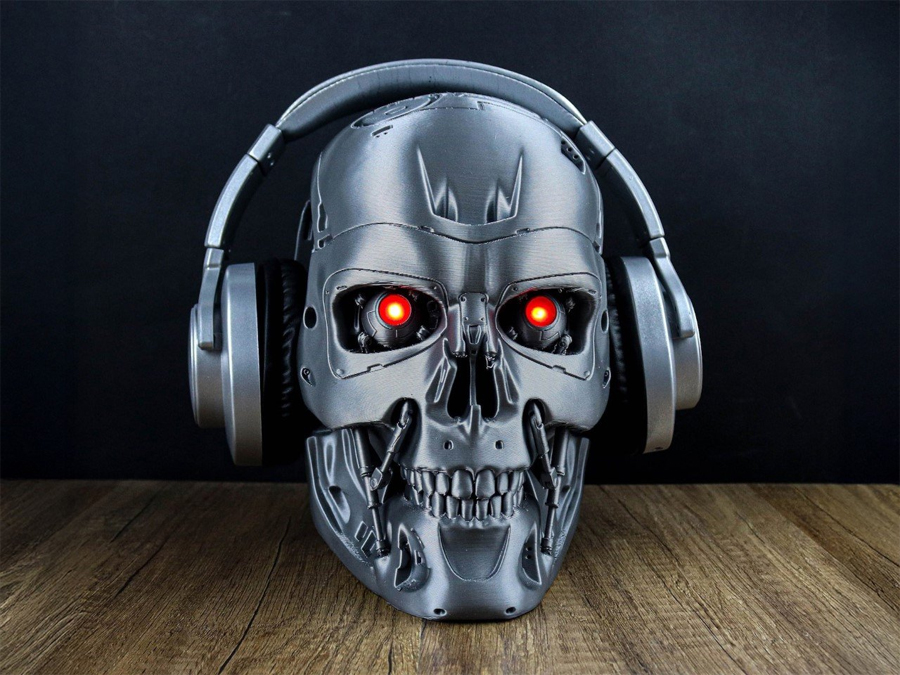 T-800 Terminator Headphone Stand Brings Judgment Day to Your Desktop