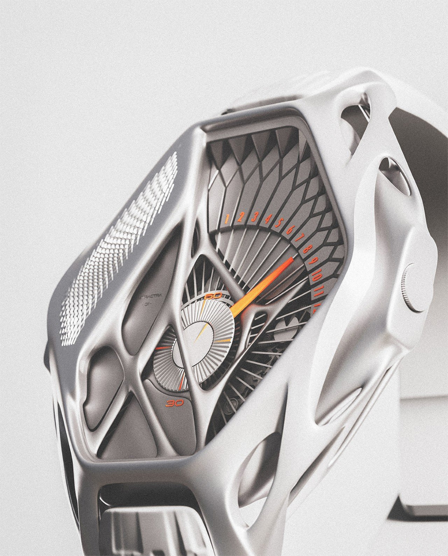 Stractra Watch Looks Like It Was Grown by Aliens