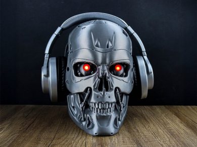 T-800 Terminator Headphone Stand Brings Judgment Day to Your Desktop