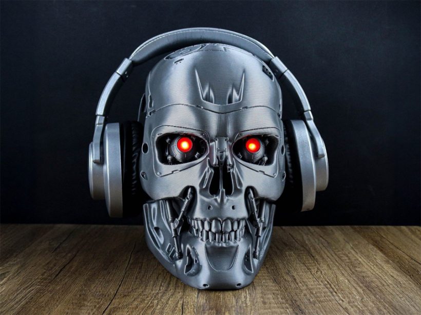 T-800 Terminator Headphone Stand Brings Judgment Day to Your Desktop