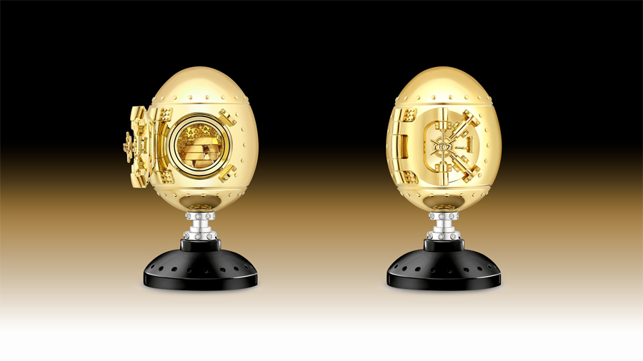 Fabergé x 007 Limited Edition Goldfinger Egg Objet