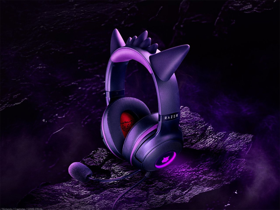 Razer Kraken Kitty V2 Gengar Edition Brings Pokémon Mischief to Gaming