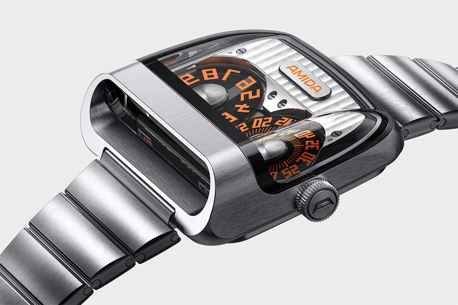 Amida Revives Its 1976 Driver’s Watch With the Digitrend Open Sapphire
