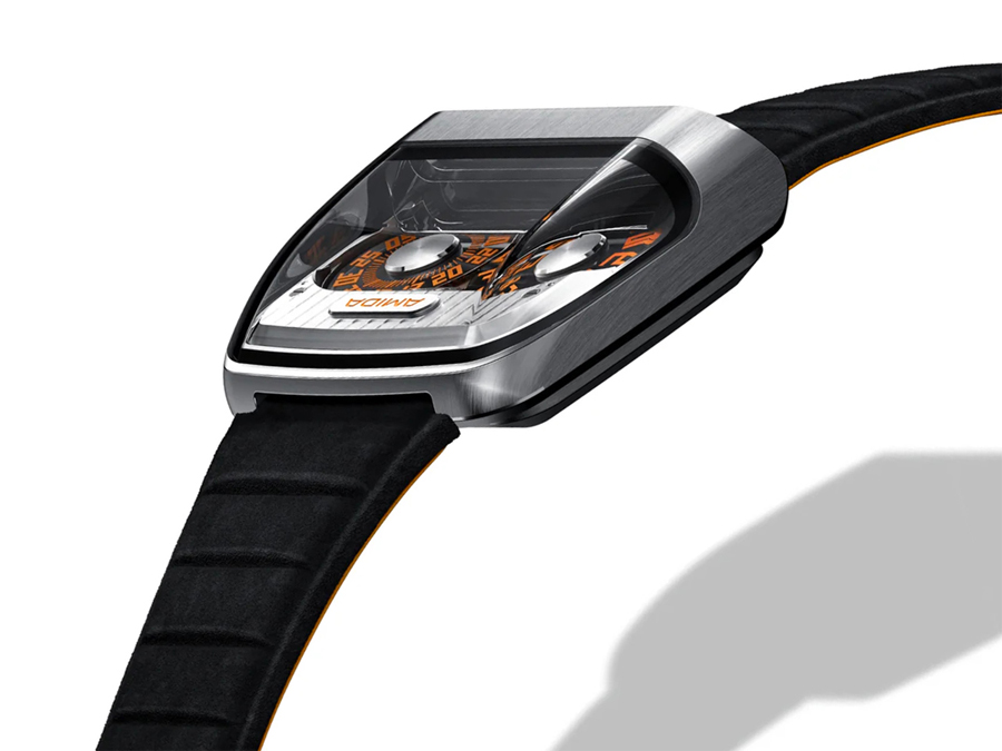 Amida Revives Its 1976 Driver’s Watch With the Digitrend Open Sapphire