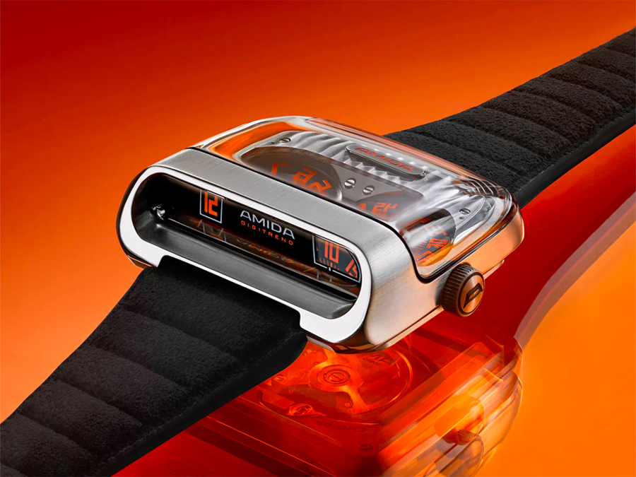 Amida Revives Its 1976 Driver’s Watch With the Digitrend Open Sapphire