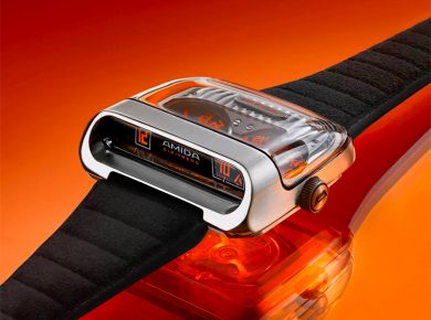 Amida Revives Its 1976 Driver’s Watch With the Digitrend Open Sapphire