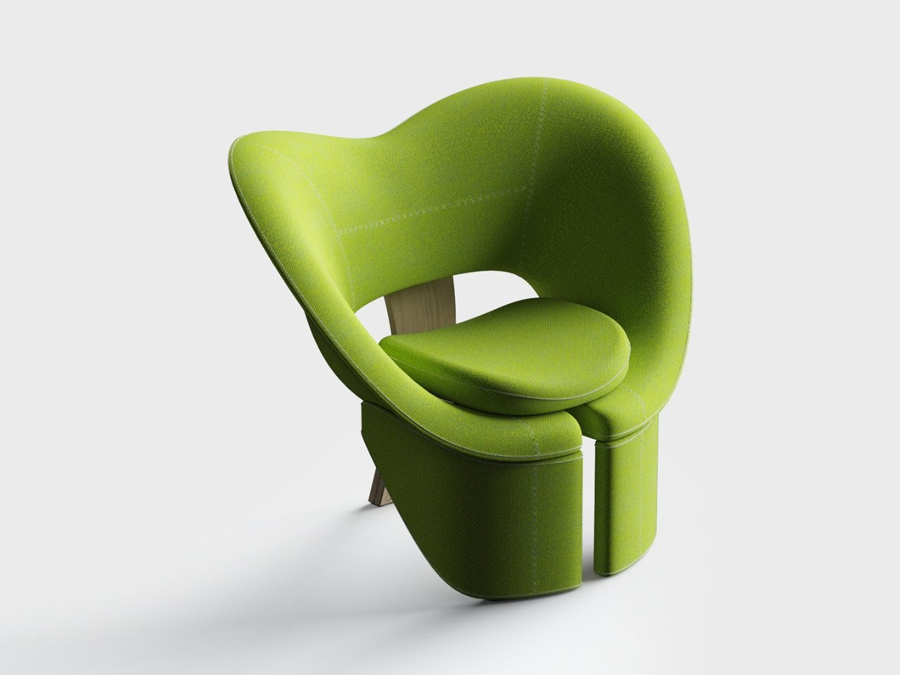 Pelvis Chair Concept Balances Playful Design with Ergonomic Comfort Pelvis Chair Concept Balances Playful Design with Ergonomic Comfort
