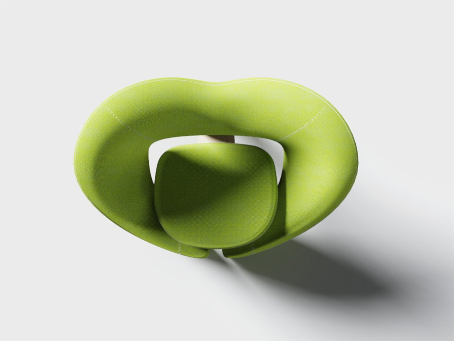 Pelvis Chair Concept Balances Playful Design with Ergonomic Comfort Pelvis Chair Concept Balances Playful Design with Ergonomic Comfort