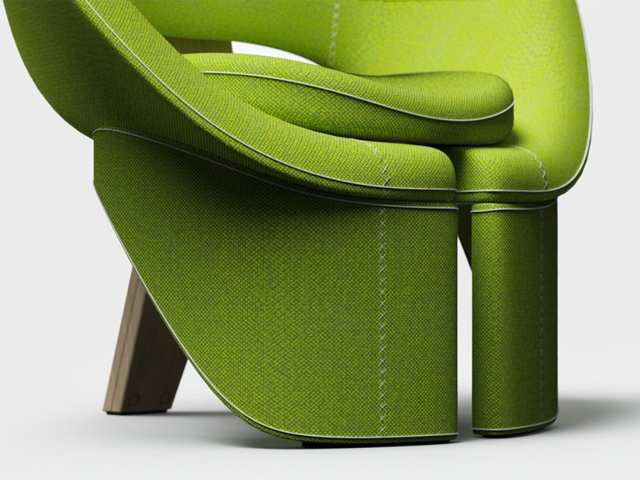 Pelvis Chair Concept Balances Playful Design with Ergonomic Comfort Pelvis Chair Concept Balances Playful Design with Ergonomic Comfort