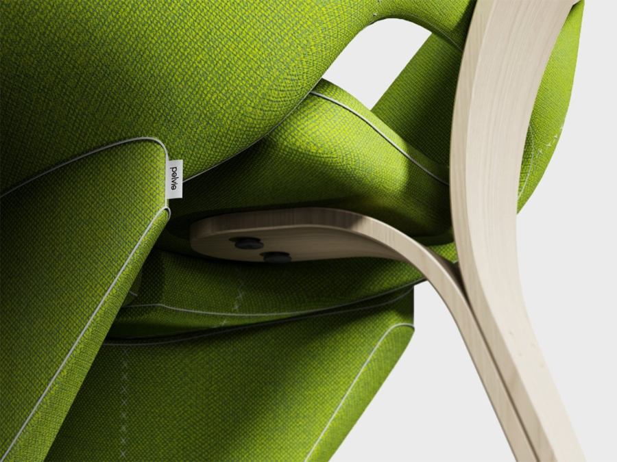 Pelvis Chair Concept Balances Playful Design with Ergonomic Comfort Pelvis Chair Concept Balances Playful Design with Ergonomic Comfort