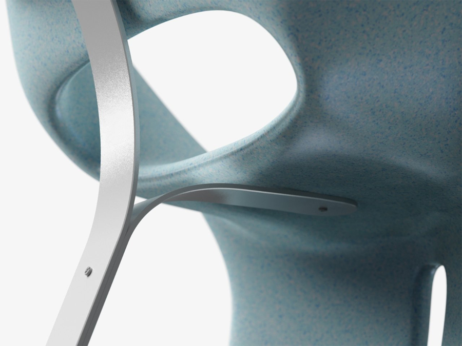 Pelvis Chair Concept Balances Playful Design with Ergonomic Comfort Pelvis Chair Concept Balances Playful Design with Ergonomic Comfort