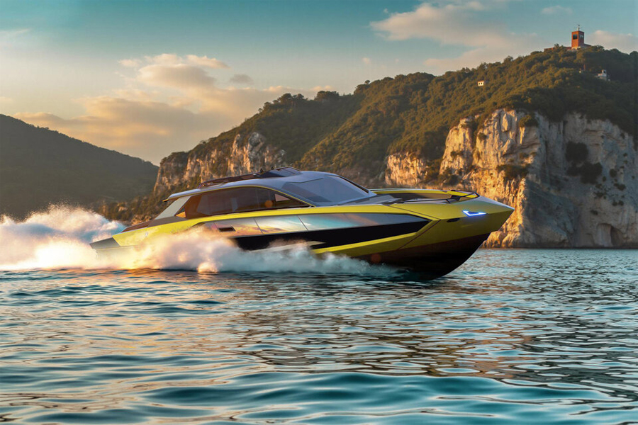 Tecnomar for Lamborghini 101FT Brings Supercar DNA to the Sea