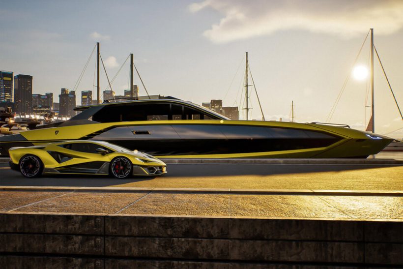 Tecnomar for Lamborghini 101FT Brings Supercar DNA to the Sea