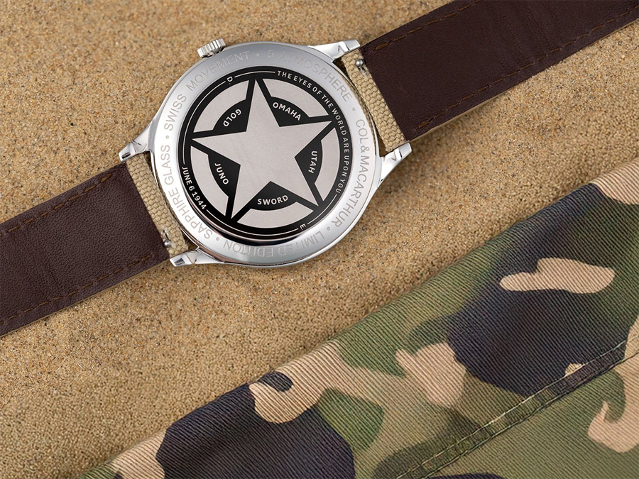 Col&McArthur Normandie 1944 Watch Honors D-Day with Real WWII Materials