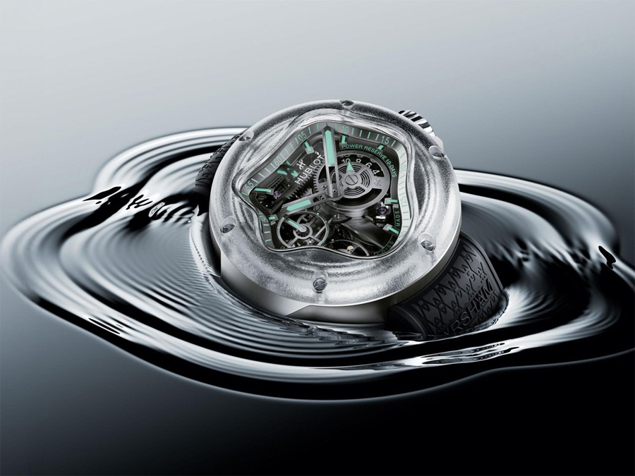 Hublot MP-17 MECA-10 Arsham Splash Titanium Sapphire Captures The Essence Of Liquid Time