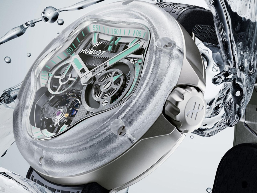 Hublot MP-17 MECA-10 Arsham Splash Titanium Sapphire Captures The Essence Of Liquid Time