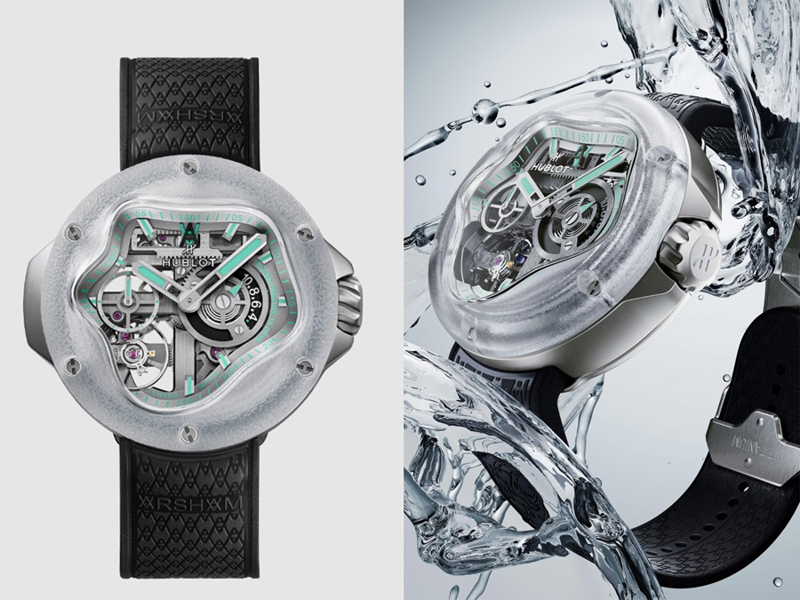 Hublot MP-17 MECA-10 Arsham Splash Titanium Sapphire Captures The Essence Of Liquid Time