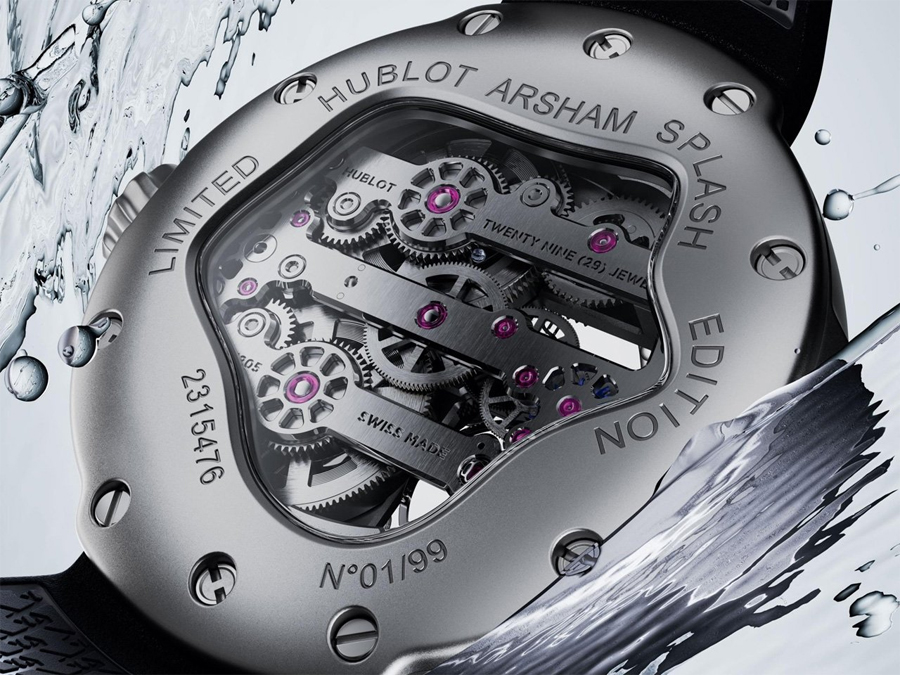 Hublot MP-17 MECA-10 Arsham Splash Titanium Sapphire Captures The Essence Of Liquid Time