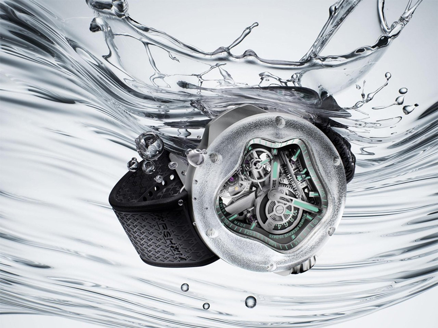 Hublot MP-17 MECA-10 Arsham Splash Titanium Sapphire Captures The Essence Of Liquid Time
