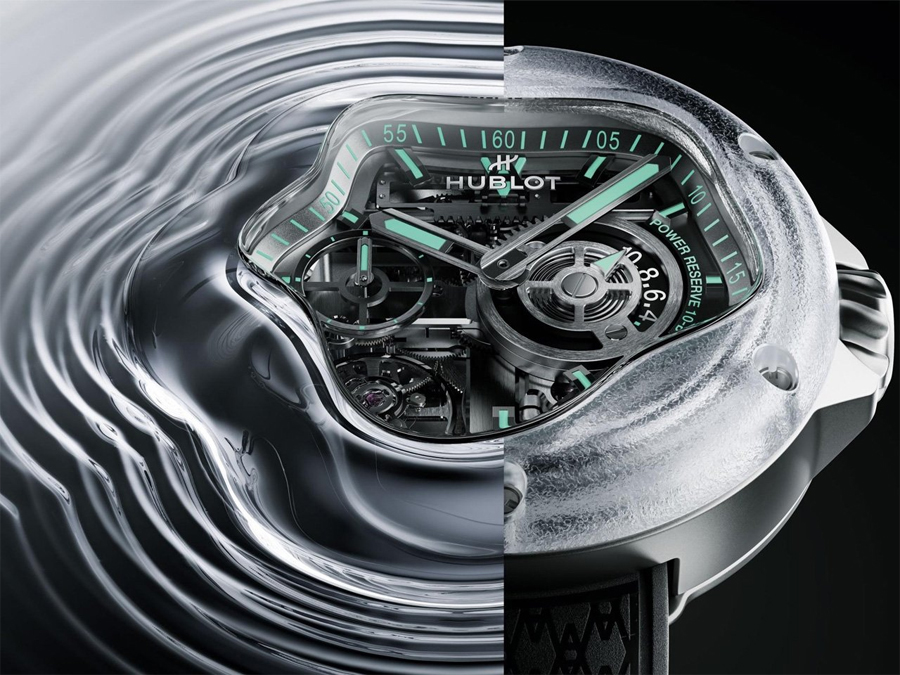 Hublot MP-17 MECA-10 Arsham Splash Titanium Sapphire Captures The Essence Of Liquid Time