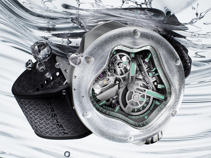 Hublot MP-17 MECA-10 Arsham Splash Titanium Sapphire Captures The Essence Of Liquid Time