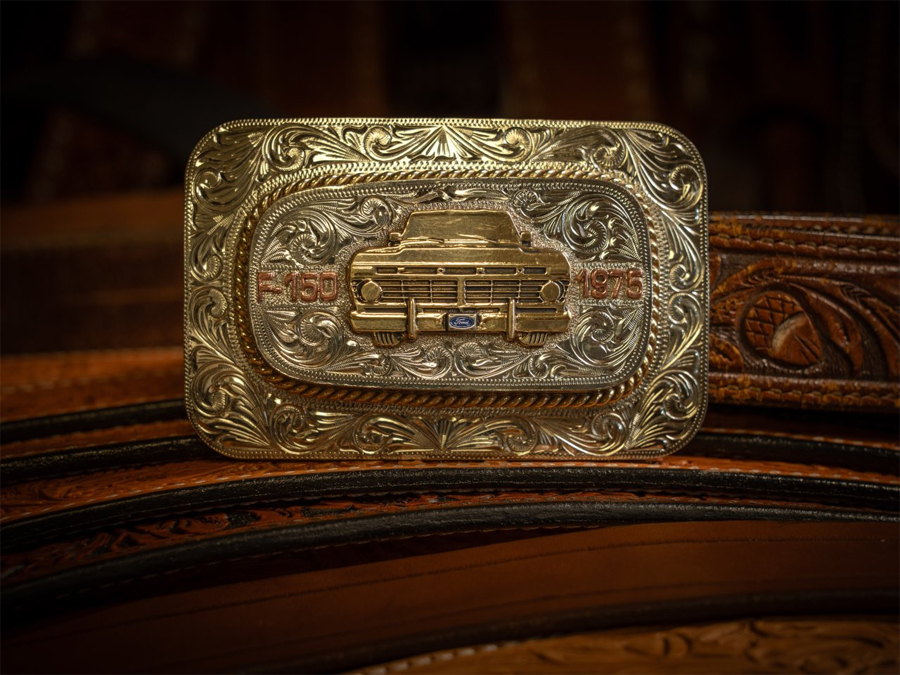 Ford Turns the Classic Western Belt Buckle into a Truck Key Holder