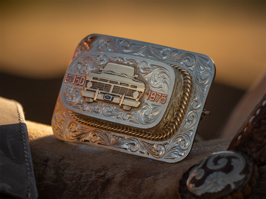 Ford Turns the Classic Western Belt Buckle into a Truck Key Holder