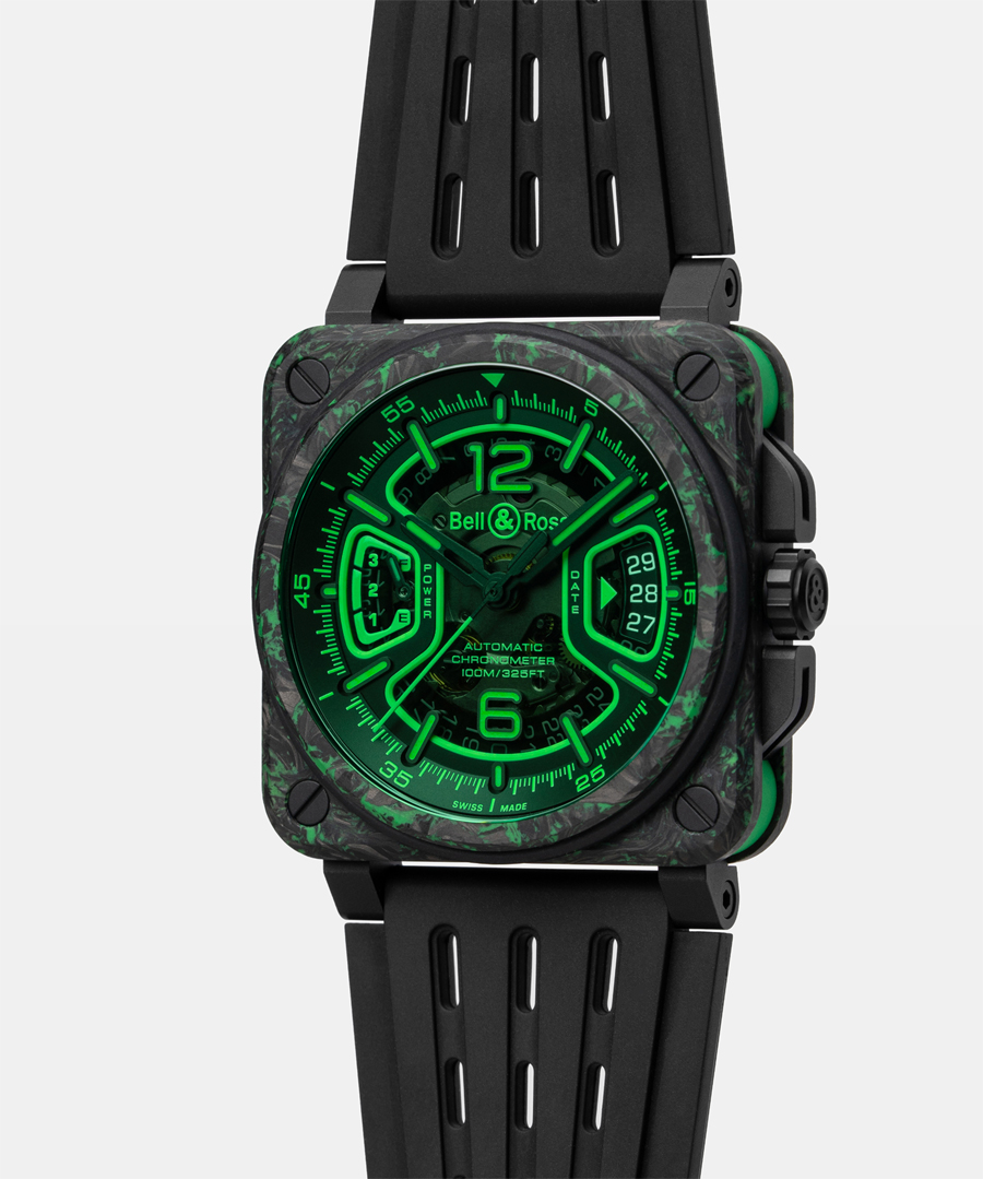 Luxury Glowing Watch: Bell & Ross BR-X3 Night Vision