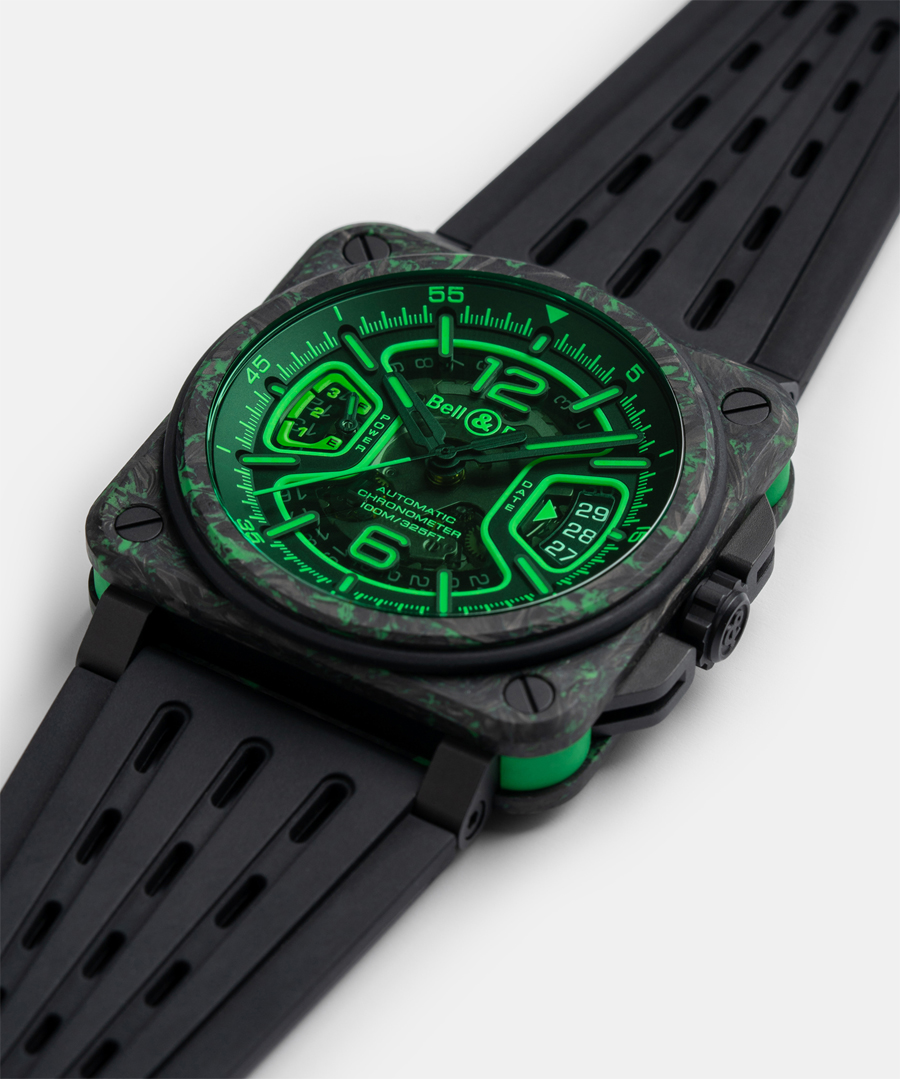 Luxury Glowing Watch: Bell & Ross BR-X3 Night Vision