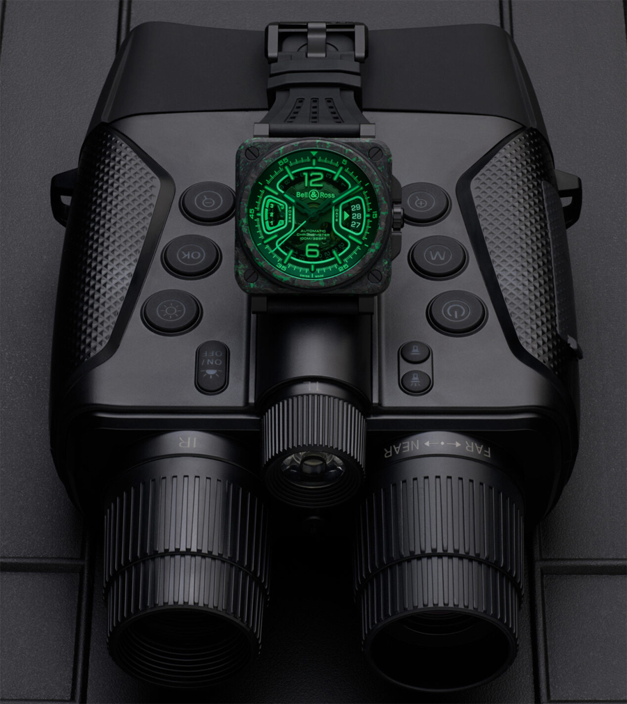 Luxury Glowing Watch: Bell & Ross BR-X3 Night Vision