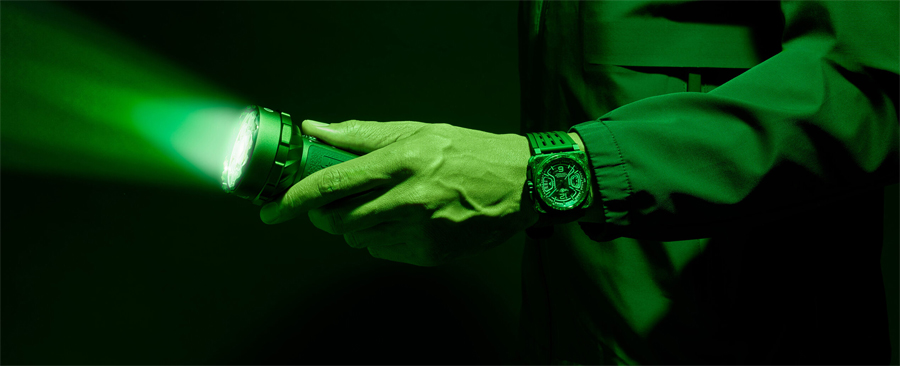 Luxury Glowing Watch: Bell & Ross BR-X3 Night Vision