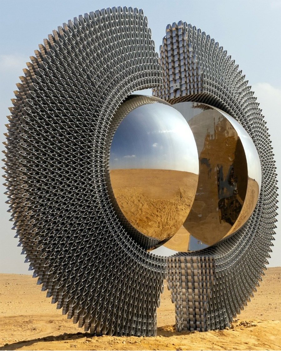The Sculpture Turning the Pyramids Into Living Art
