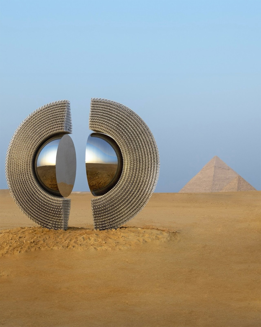 The Sculpture Turning the Pyramids Into Living Art