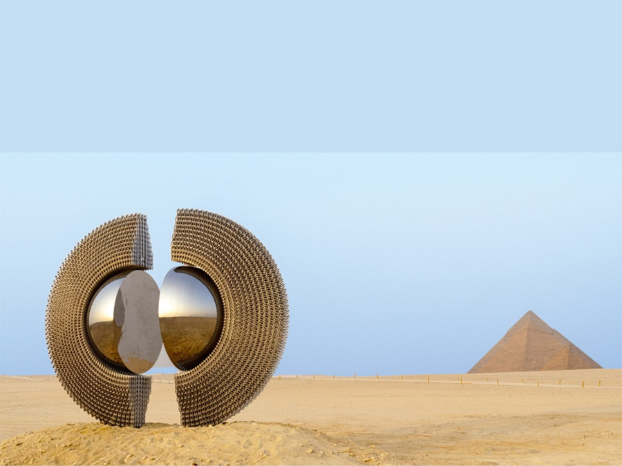 The Sculpture Turning the Pyramids Into Living Art